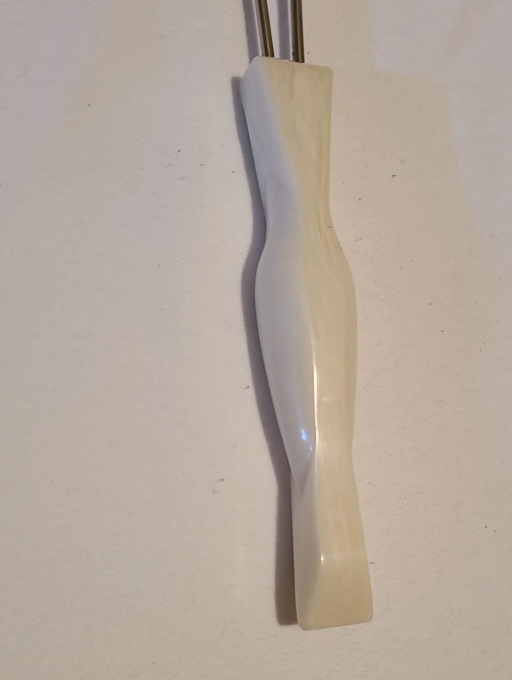 Vintage Cutco Whisk Egg Beater White Pearl Handle